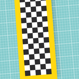 A bookmark to relax with the patterns