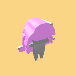 Pink sashē hair