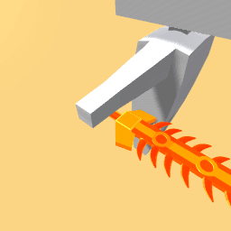 Golden and hot orange Sword