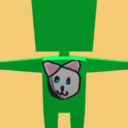 Green screen cat body