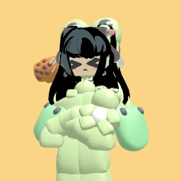 Frog girl