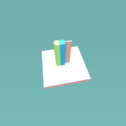 The nearly toppling tower of ice crem