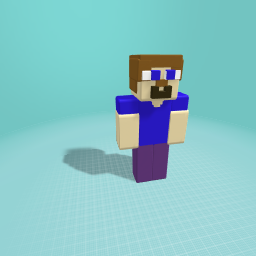 minecraft steve because my cousin challenged me to make him
