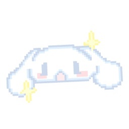 Cinnamoroll pixel art again bc i'm bored