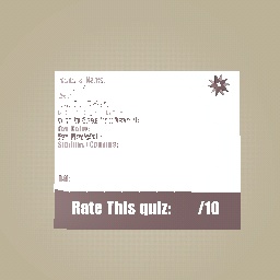 My Quiz <3///