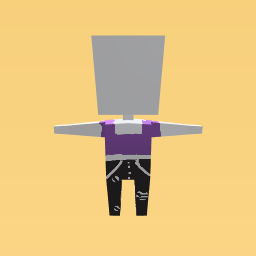 Purple crop and ripped jeans