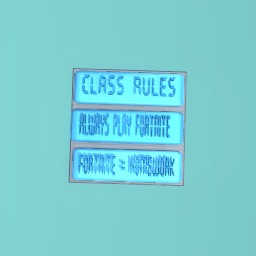 My class rules
