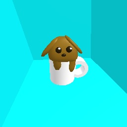 Dog in a mug