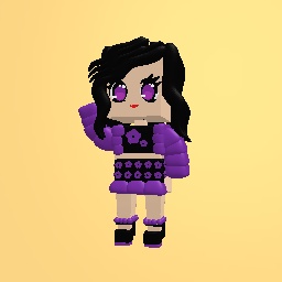 black and purple girl