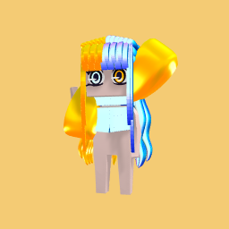 the yellow and blue girl