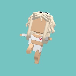 My roblox valentines day outfit(sorry i couldnt do the face it was to hard to make)