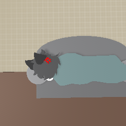 liam sleeping on the couch angrily