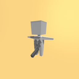 Gharial crocodile back