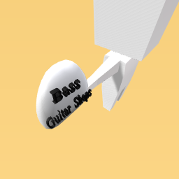 Bass Guitar shops sign