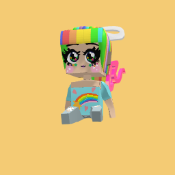 rainbow girl