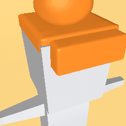 orange bun with bangs