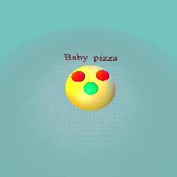 Baby cute pizza
