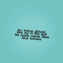 Go follow @itzoli