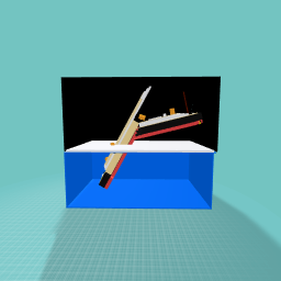 rms Titanic (shows underneath)