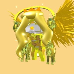 Gold really cool I think free at 150 likes please. This took me a little bit to make I made the hair and the mouth like.