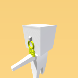 Ears with golden earrings