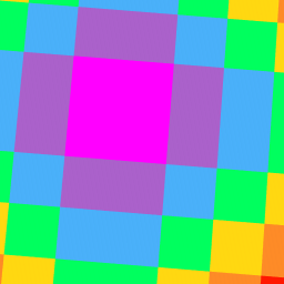blocky rainbow