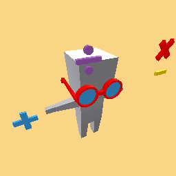 nerd glasses thinking of math