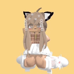 Cute girl kitty star girl