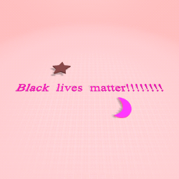 Black lives matter!!!!!!:)