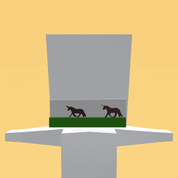 hourses walking on grass