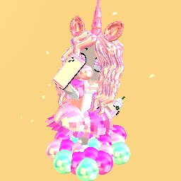 unicorn girl neon edition
