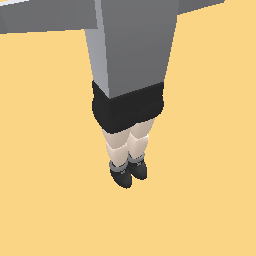 Athletic girl legs