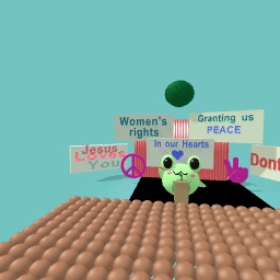 Bob the frog protests