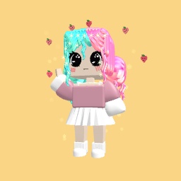Winter girl cute
