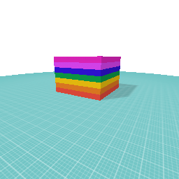 The Rainbow cake! Yummy! Delicious!