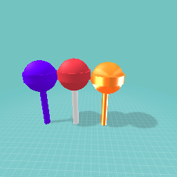 Three lolipops