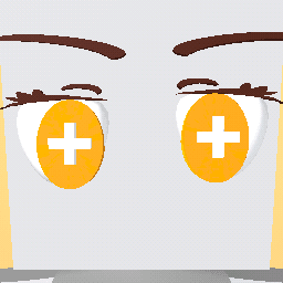 yellow&orange eyes