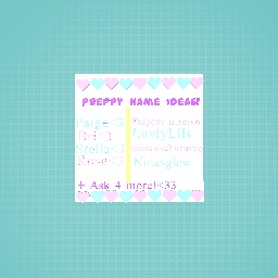 Preppy Name Ideas!*Please credit if you use*