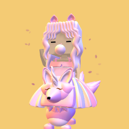 Pinky little pretty girl