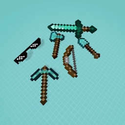 Minecraft diamond items