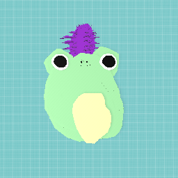 Cute Mohawk Froggy squishmallow