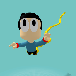 Newt Flying with fire on his shoes