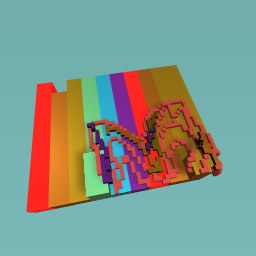 not rainbow not sonic but it's a weird thing