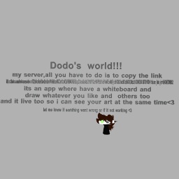 Dodo's world!!!₊✩‧₊˚౨ৎ˚₊✩‧₊ (˶˃ ᵕ ˂˶)