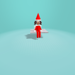 Happy elf on the shelf