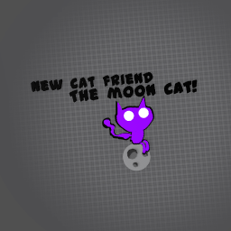 New cat freind Moon cat!