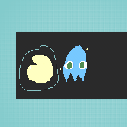 pac man and tningy