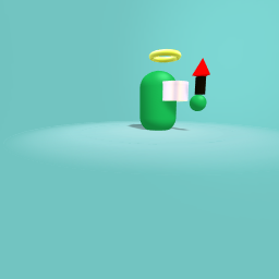 Among us con un cuchillo