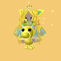 Yellow cat princess