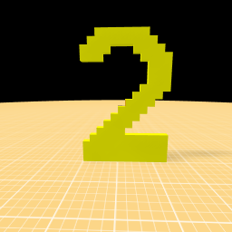 Times Square Numeral 2